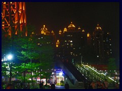 Recently built apartment buildings in Haizhou near the base of Canton Tower.